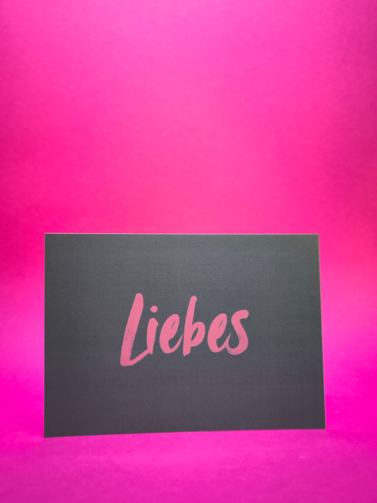 Liebes Postkarte