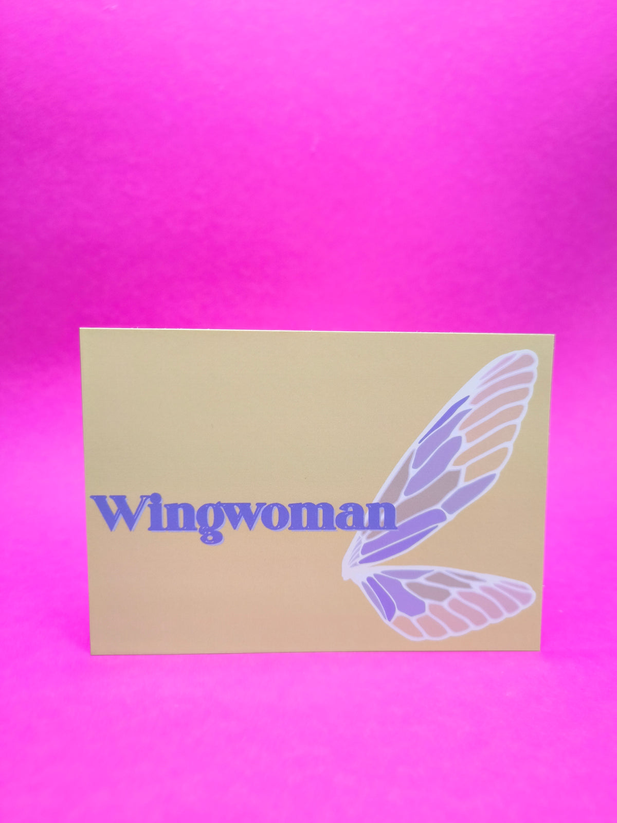 Wingwoman Postkarte