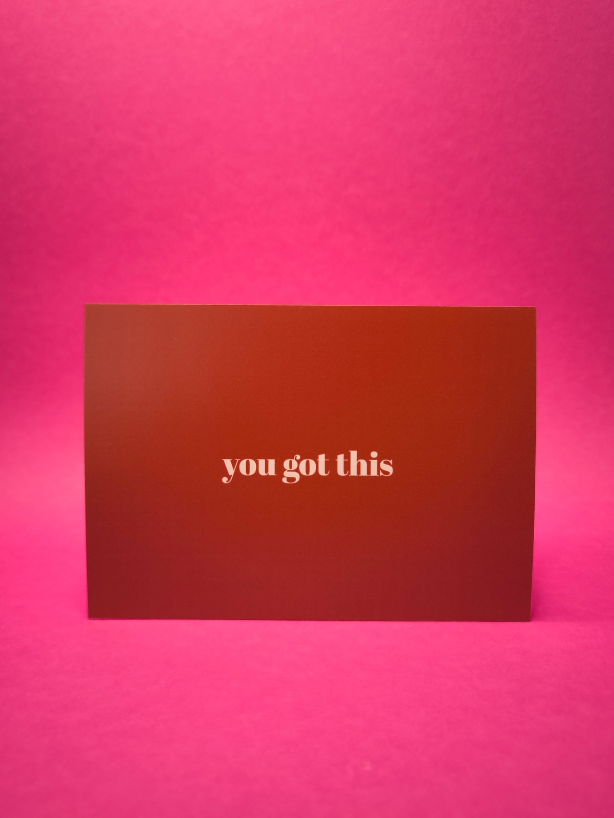 You Got This Postkarte | Motivationskarte | Mutmacher Grußkarte | Encouragement Card | Geschenk für beste Freundin | Positive Message Card