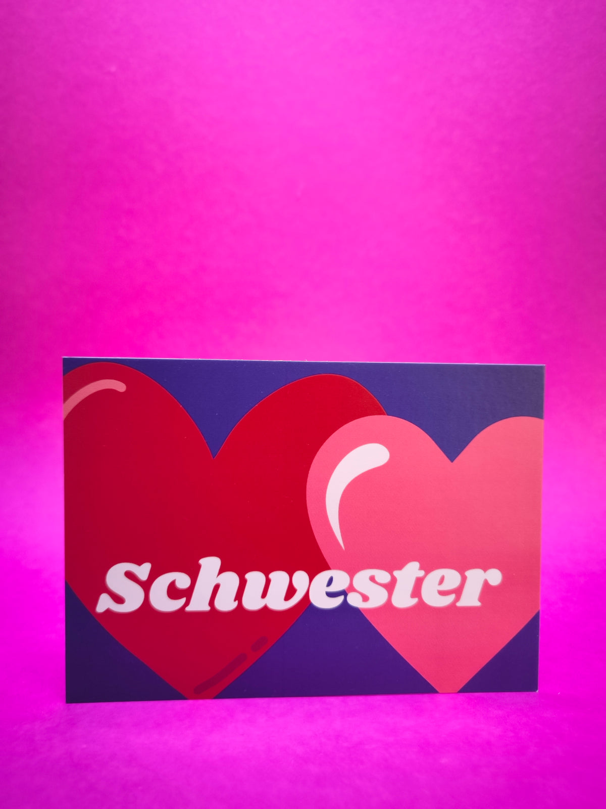 Schwester Postkarte