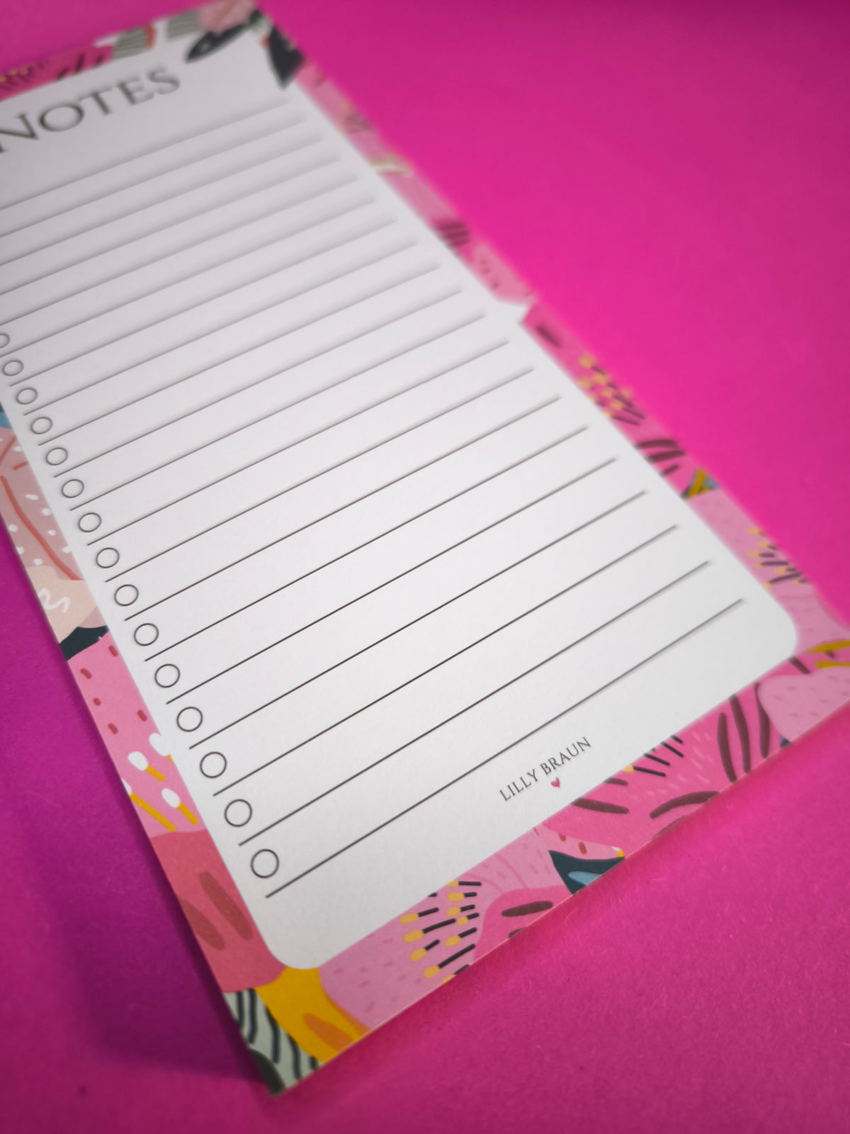Notizblock Wild Flower von Lilly Braun
