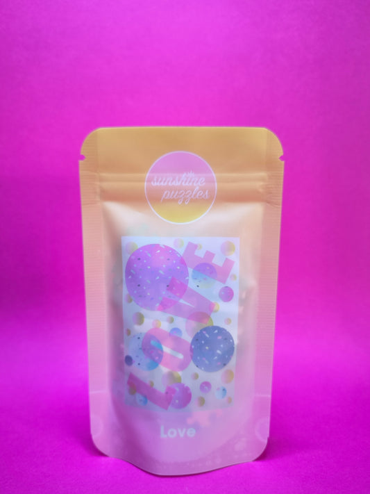 LOVE Minipuzzle von Sunshinepuzzles