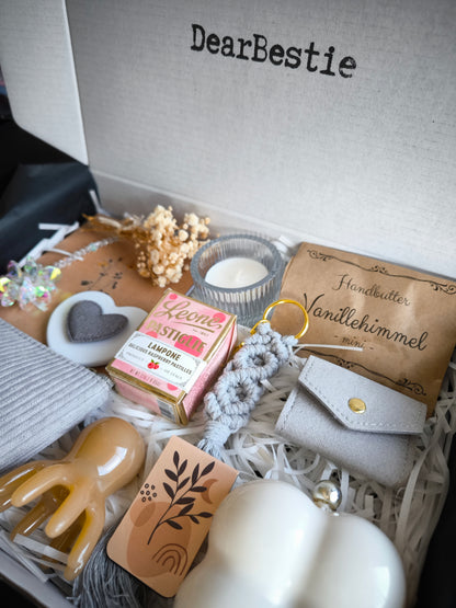 BestieCare Box | Selfcare Geschenkbox für beste Freundin | Geschenk für Frauen | Care Package | Birthday Gift Bestie