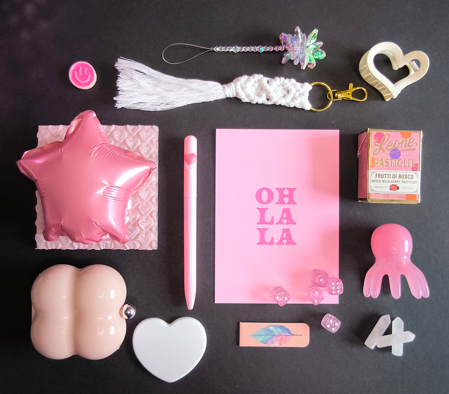 BestieMini PINK Geschenkbox für beste Freundin | Cute Selfcare Box | Kawaii Aesthetic Geschenk | Rosa Bestie Box | Wellness Geschenk Freundin | Birthday Gift Box