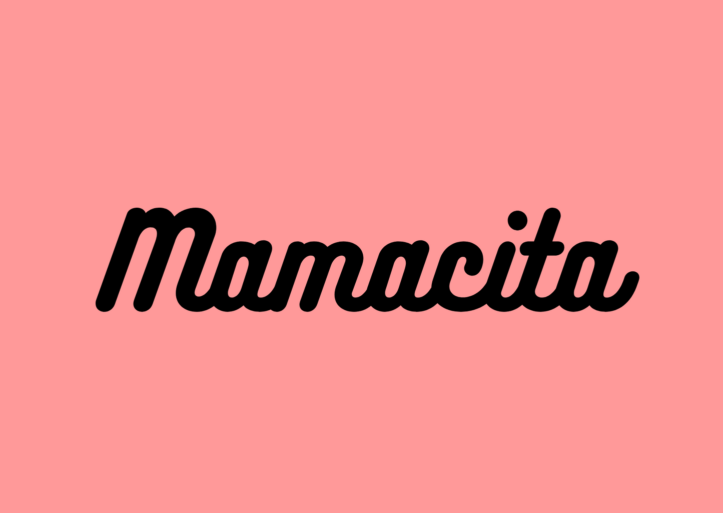 Mamacita Postkarte Minimalistisch | Rosa Typografie Print | Geschenkidee | Cute Mom Card | Modern Aesthetic Postcard | Digital Download